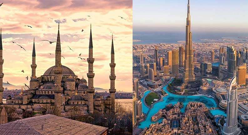 دبی بهتره یا استانبول؟ برای سفر دبی انتخاب کنیم یا استانبول؟