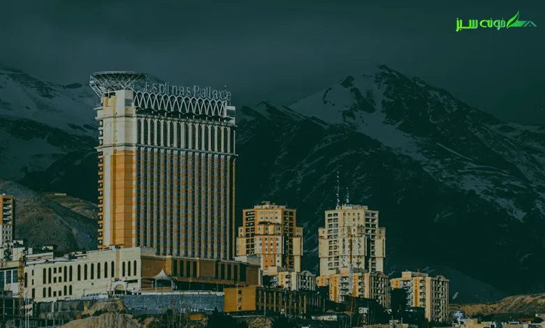فاصله هتل اسپیناس پالاس تا مهم‌ترین نقاط تهران