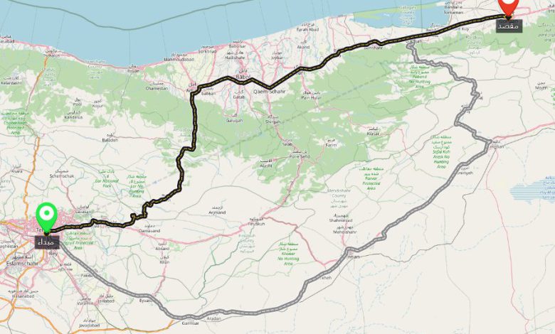 تهران گرگان