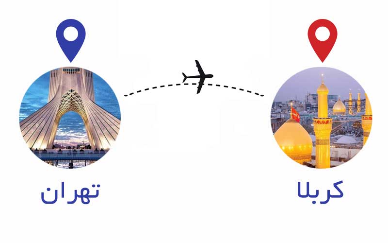 قیمت بلیط هواپیما کربلا