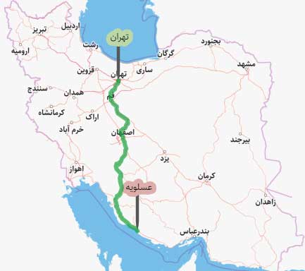 پرواز عسلویه به تهران