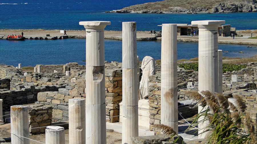 Delos Archaeological Site Near Mykonos