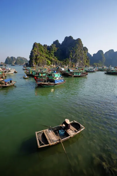 Ha Long Bay Limestone Karsts in Quảng Ninh Province: Natural Wonder of Vietnam
