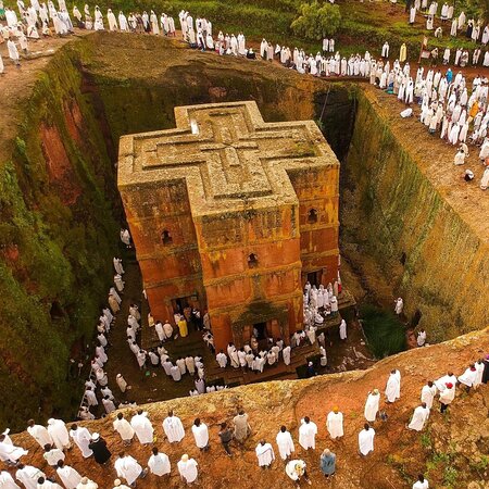 Lalibela Rock-Hewn Churches in the Amhara Region: Ethiopia's Historic Sacred Sites