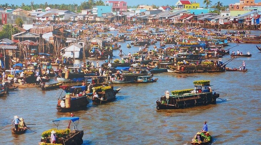 بازارهای شناور دلتای مکونگ؛ تجربه‌ای منحصربه‌فرد در ویتنام