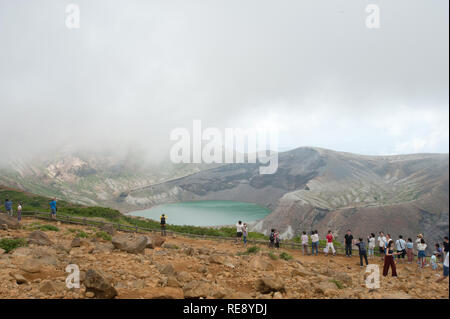 Mount Zao Okama Crater Lake Yamagata Prefecture