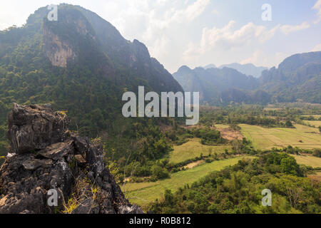 Vang Vieng Limestone Karsts in Vientiane Province